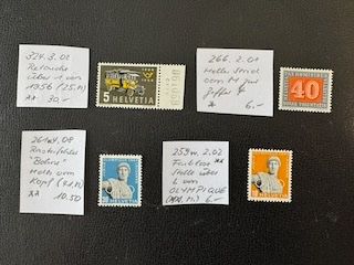 Tous les timbres: 4 ABARTEN Schweiz, ungebraucht/postfrisch – D'occasion à Stallikon par HILDECH1