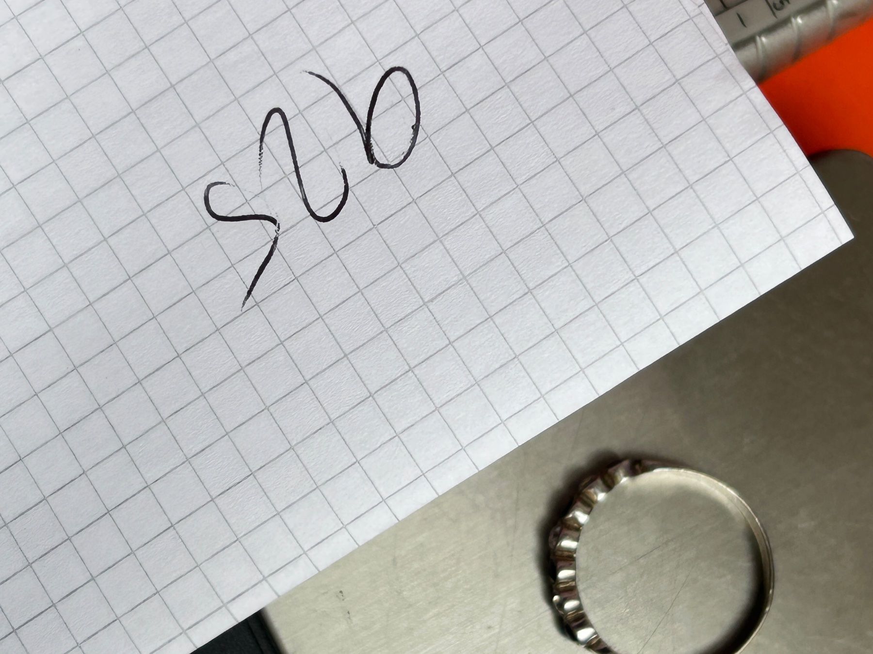 Ringe: Silberring mit blau-weissen steinen "Elegante" (60) – Gebraucht aus Basel von bellespirit 7