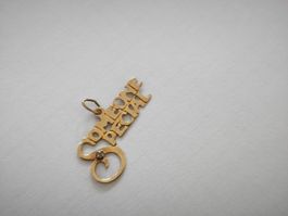 Gold Anhänger "Someone Special" mit kleinem Diamant 14k