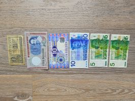 Banknoten Gulden Niederlande Holland