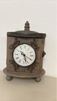 Vintage Holz Tischuhr Shabby Chic Look,Top Zustand!