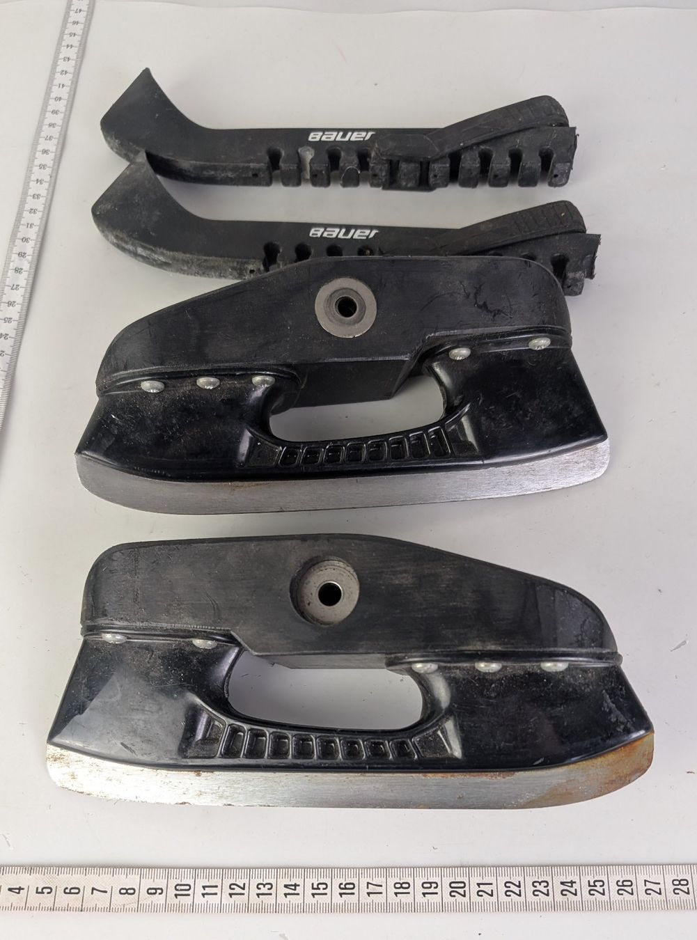 Bauer Pattini da ghiaccio: Bauer Tuuk Carbon Schlittschuh Kufen – Usato da Zürich venduto da axolottchen 9