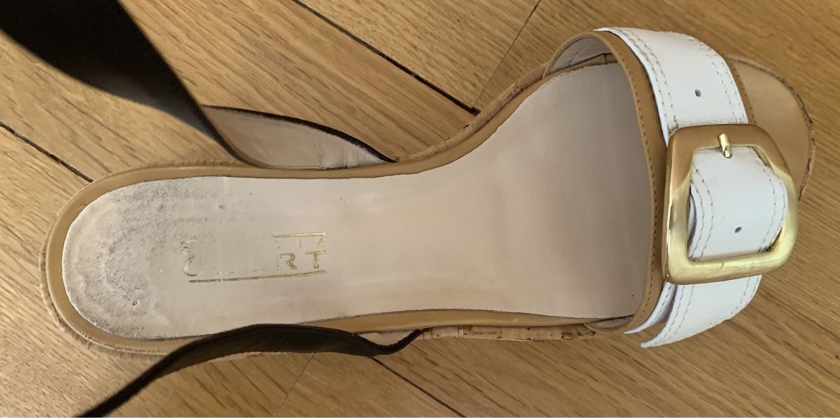 Scarpe da donna: Ledersandalen mit Plateau-Sohle, Gr. 38 – Usato da Zürich venduto da p_q7q_nichtraucher 7