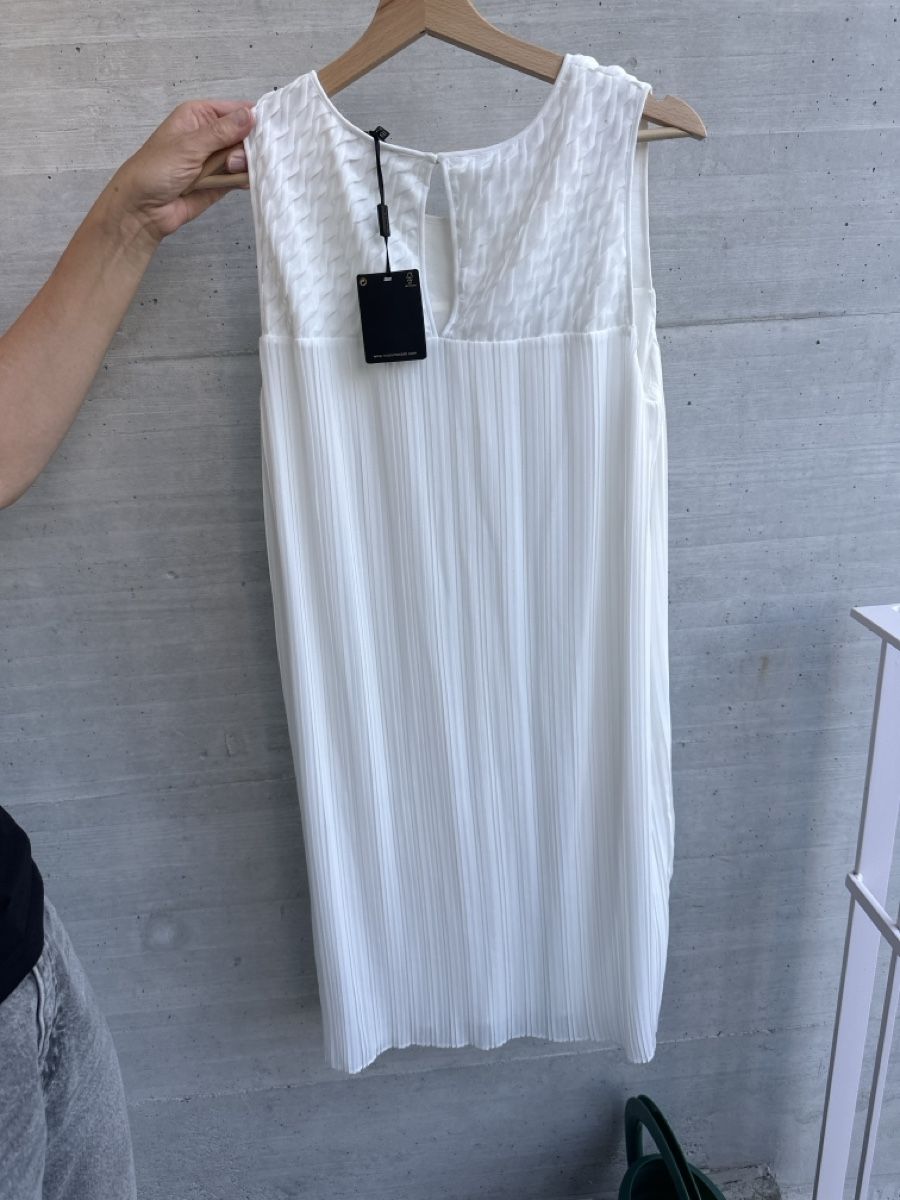 Massimo Dutti Vestiti: Kleid weiss Massimo Dutti Grösse L neuwertig – Nuovo (secondo la descrizione) da Zug venduto da a.marryl 3