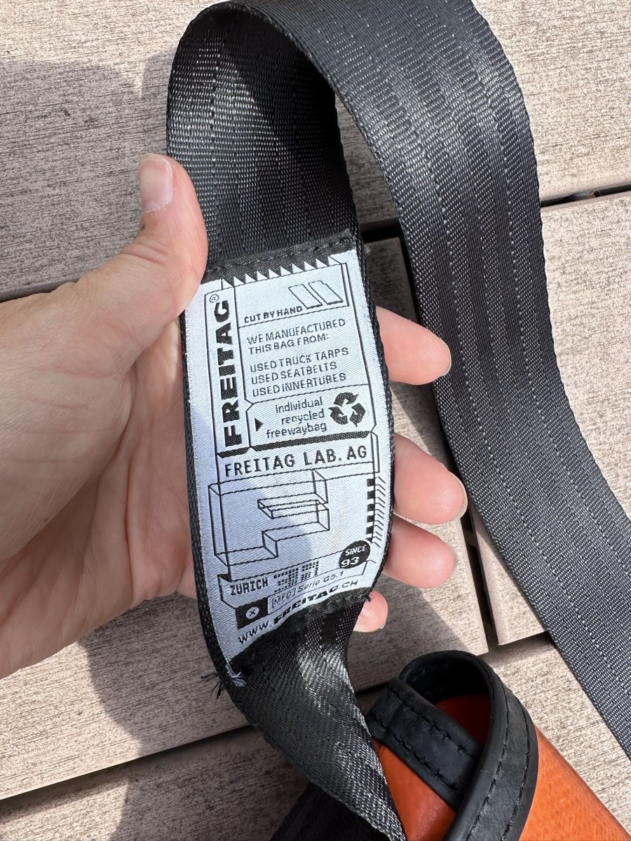 Freitag Borse: Orange Freitag Bag – Usato da Bellinzona venduto da Samirablank 3