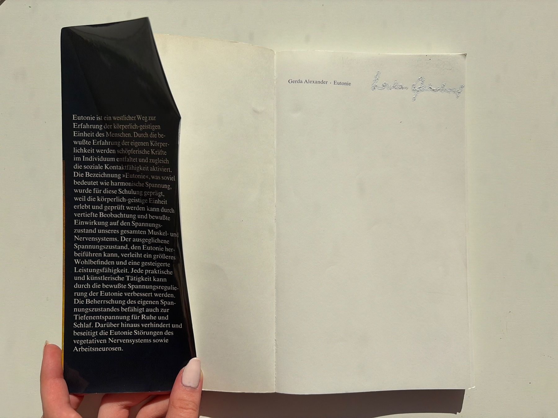 Bücher: Buch Eutonie Gerda Alexander Deutsch – Neu (gemäss Beschreibung) aus Meggen von BookRevivals 2