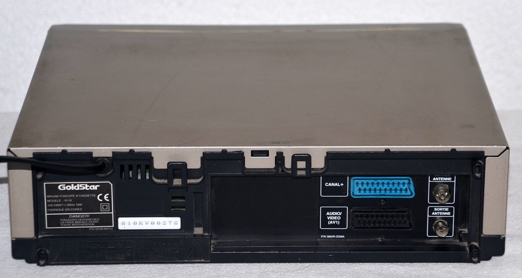 Aufnahmegeräte: Videorecorder VHS GoldStar R-14 Magnétoscope – Gebraucht aus Collonges von arashee 2