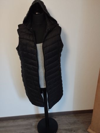 Long Gilet / Weste XL, schwarz