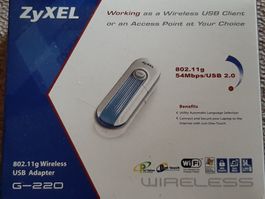 ZYXEL wireless usb adapter G-220