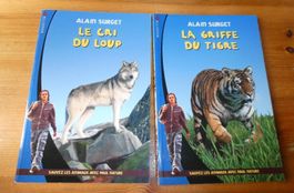 Lot de 4 Livres Loup/Tigre/Chiots/Phoque