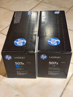 HP Laserjet 507a cyan und 507x black (2 Stk)