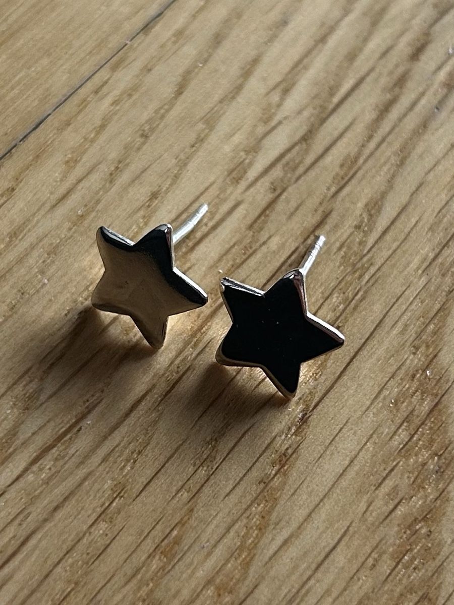 Ohrringe & -stecker: Silber Stern Ohrringe – Gebraucht aus Bern von Ilikebluegems 3