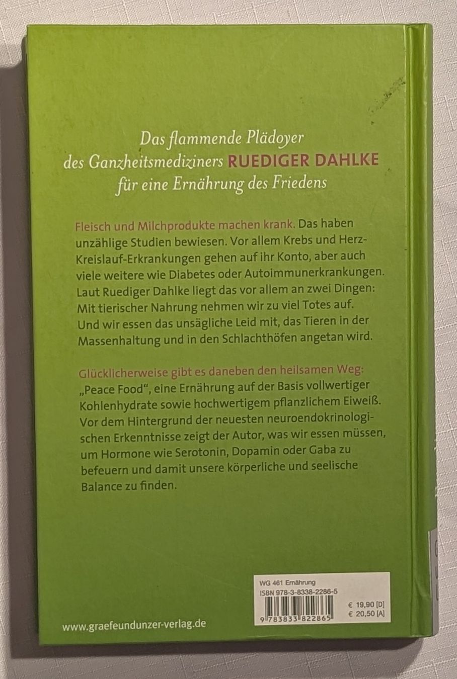 Bücher: Peace Food - Ruediger Dahlke – Neu (gemäss Beschreibung) aus Wängi von ABIZONE-86 1