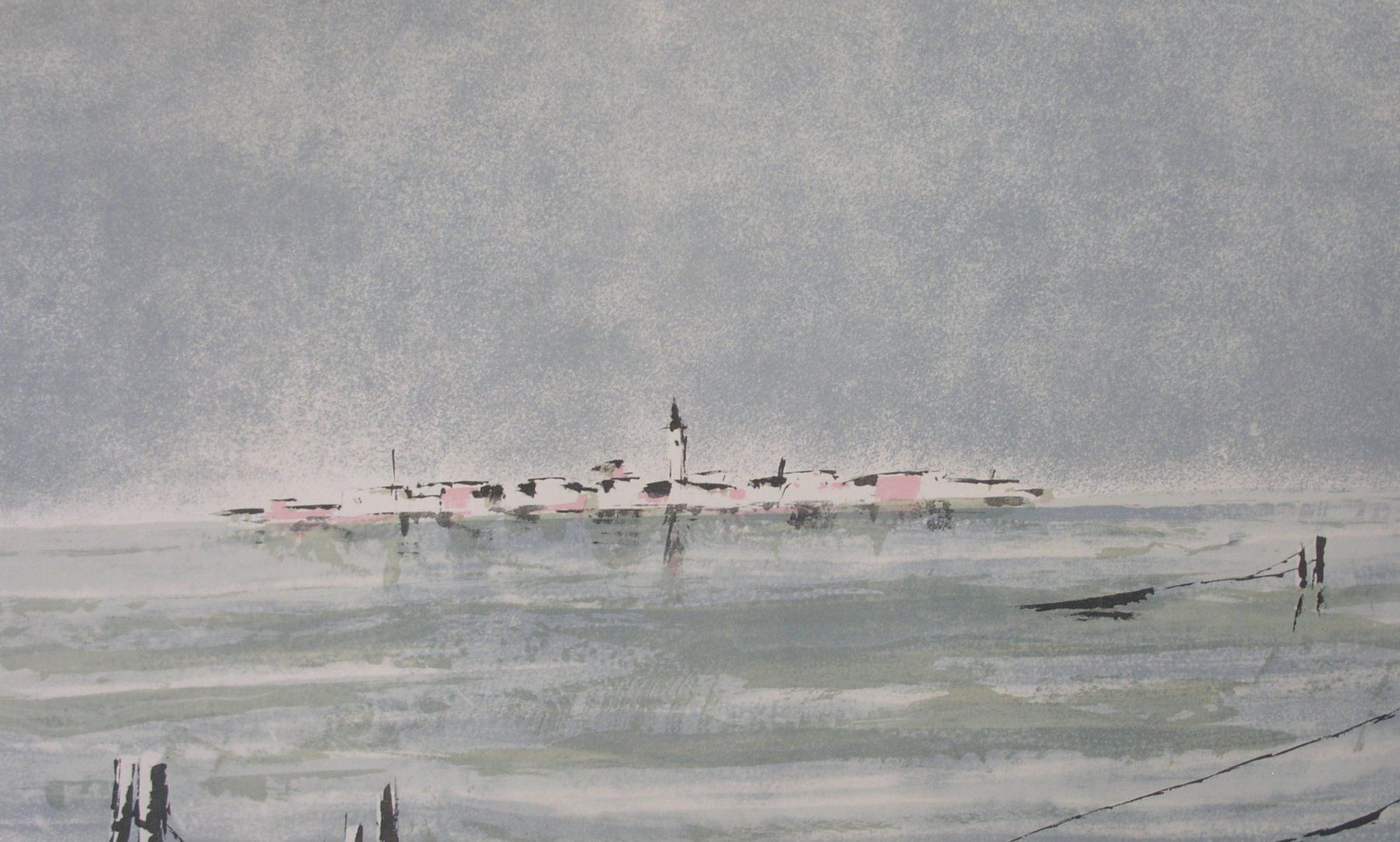 Arts picturaux & lithographies: Ivan Mosca Lithographie Venedig signiert – D'occasion à Cavigliano par zamamasa 1