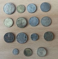 15 verschiedene Münzen