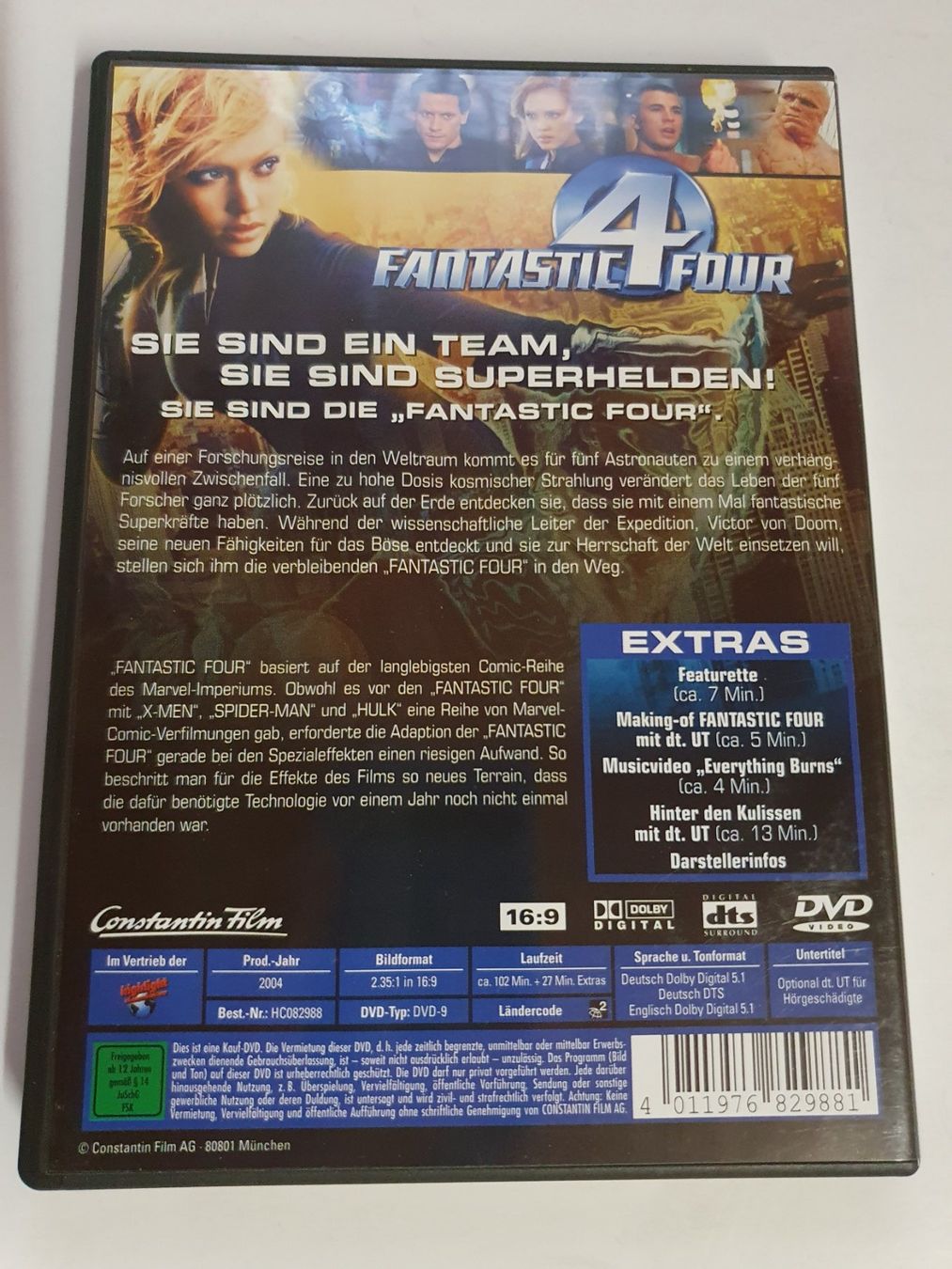 Alle DVDs: Fantastic Four 4 DVD – Gebraucht aus Oberdorf BL von BaldenEagle 3