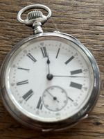 En argent  très belle montre de poche ancienne (fin XIXe /