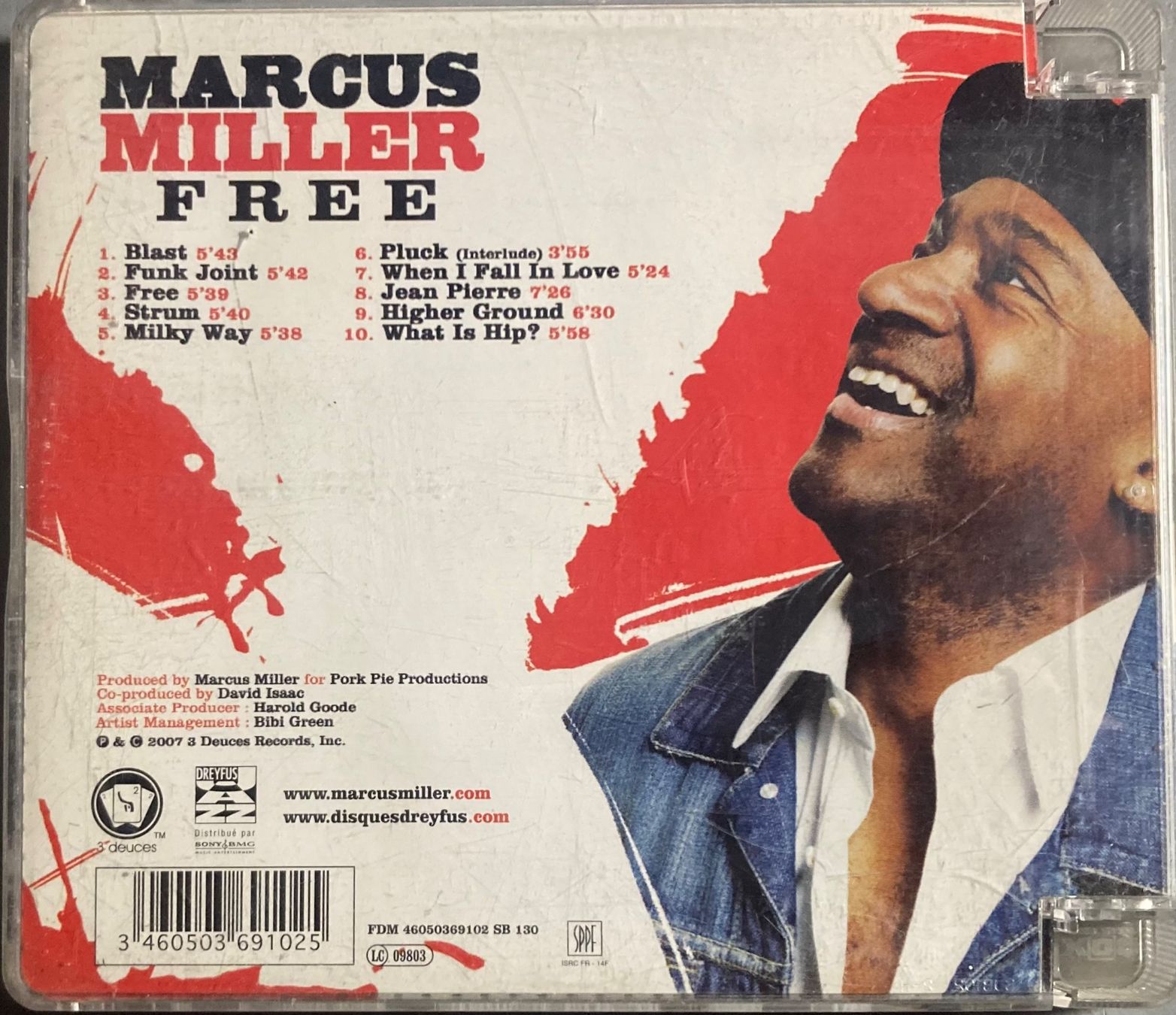 CD: MARCUS MILLER - FREE – Usato da Poliez-Pittet venduto da Newtown-Records 1
