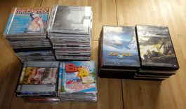Grosse CD und DVD Sammlung (Total 115 Stück) bunt gemischt