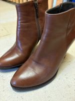 Navy Boot Frauenstiefel Stiefeletten aus Leder Grösse 35