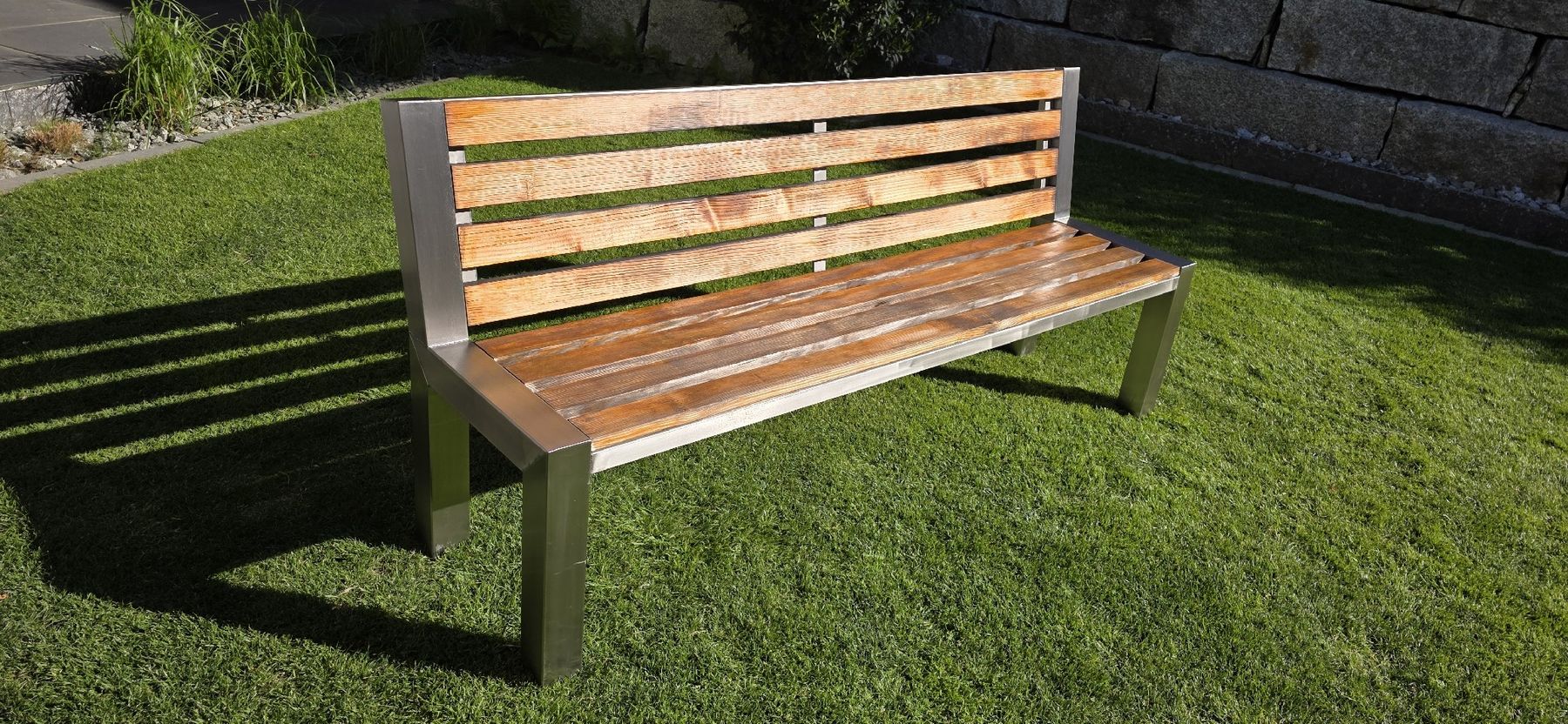 Panchine: Sitzbank Edelatahl – Usato da Rothrist venduto da Dnhp 3