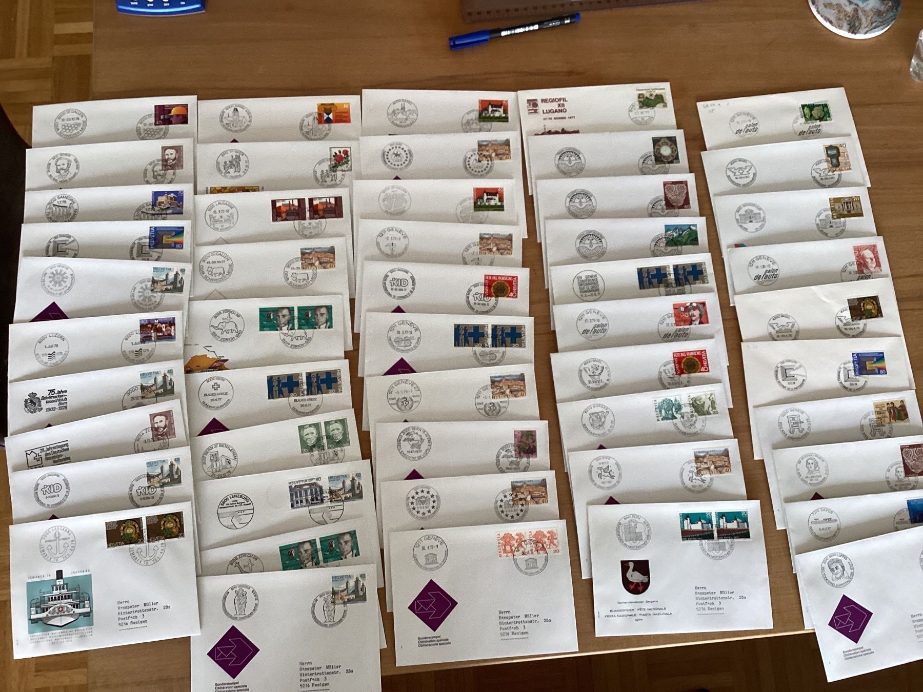 Tutti i francobolli: sonderstempel briefmarke – Usato da Reinach BL venduto da andreas_mueller
