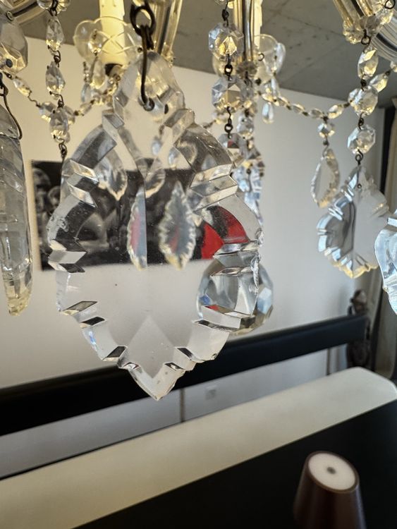 Lustres & lampes de plafonds: Elegante Kristall-Kronleuchter Lampe – D'occasion à Emmenbrücke par sandy.oppliger 5