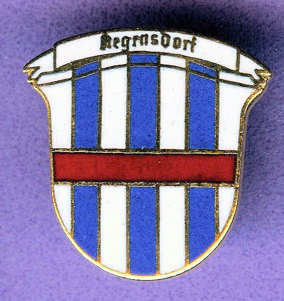 Placchette & Badge: Gemeinde Wappen   REGENSDORF – Usato da Winterthur venduto da Sammleroase