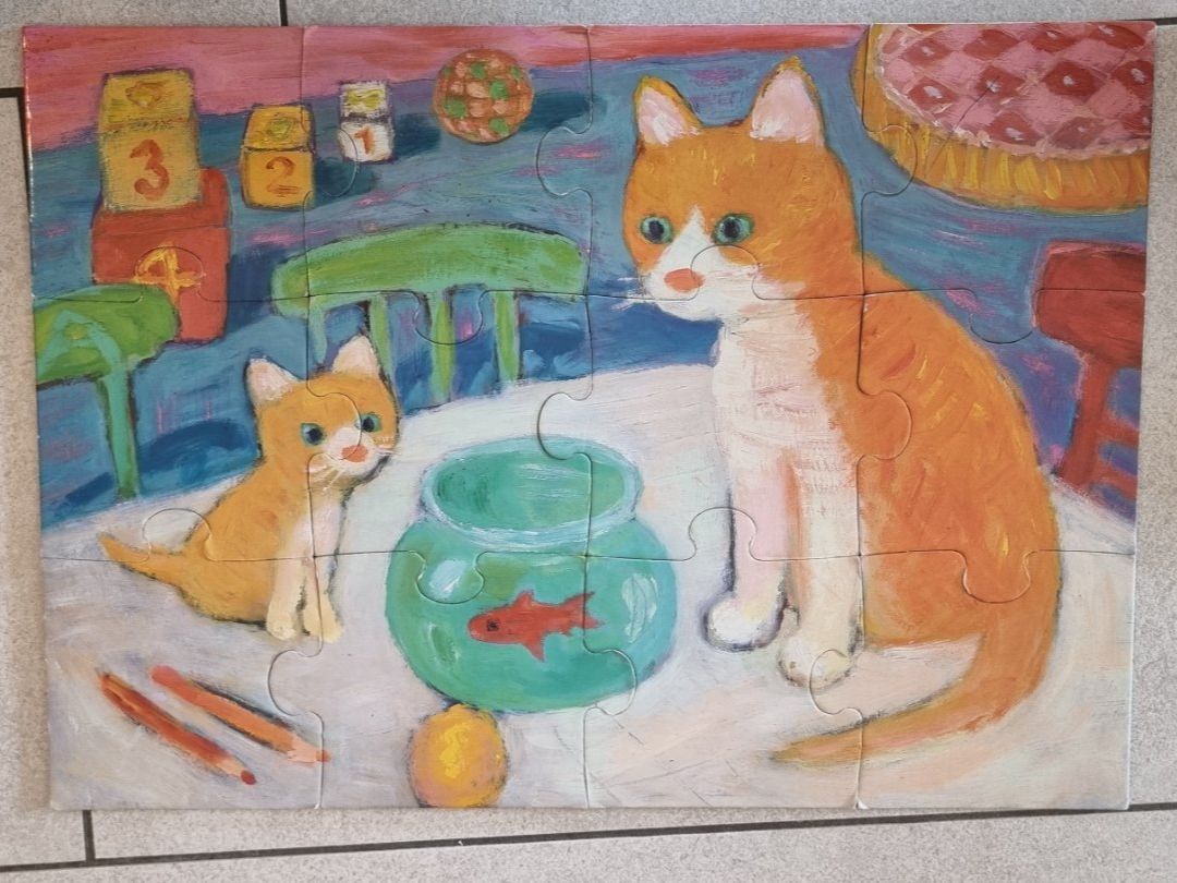 Djeco Puzzle: Djeco, Puzzle, Katze – Usato da Obfelden venduto da Calimero92 1