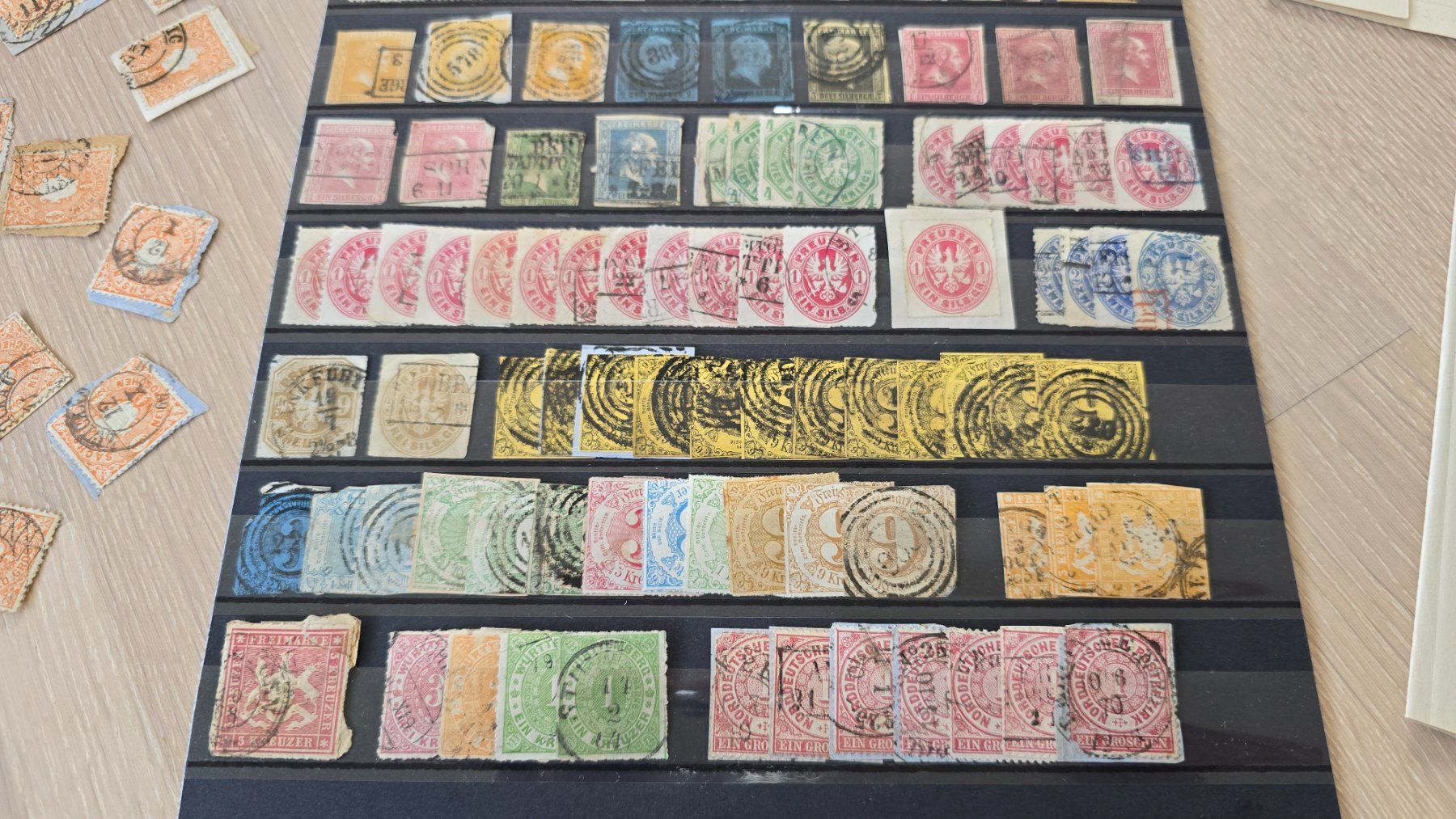 Tutti i francobolli: Briefmarken grosser Restposten Altdeutschland – Usato da Krattigen venduto da sekretariat2 6