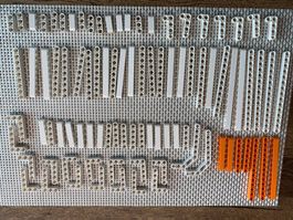 Lego Technik weiss rund Lochbalken 42052