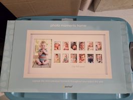 Fotorahmen Pearhead "My First Year" weiss
