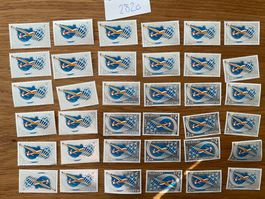 72Fr Flugpost Frankaturware postfrisch ungestempelt Schweiz