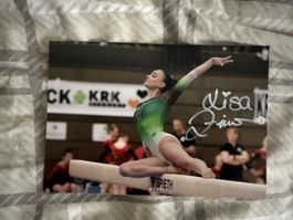 Foto Lisa Zimmermann mit Unterschrift 