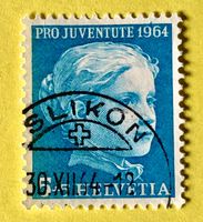 Nr.J 205 GESTEMPELT Mädchenbildnis 1964   