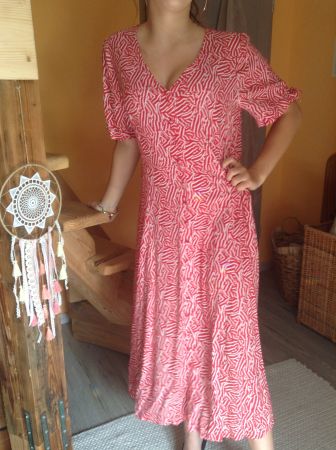 Atelier Maree Kleid Boutique zum kompletten knöpfen NP: 129