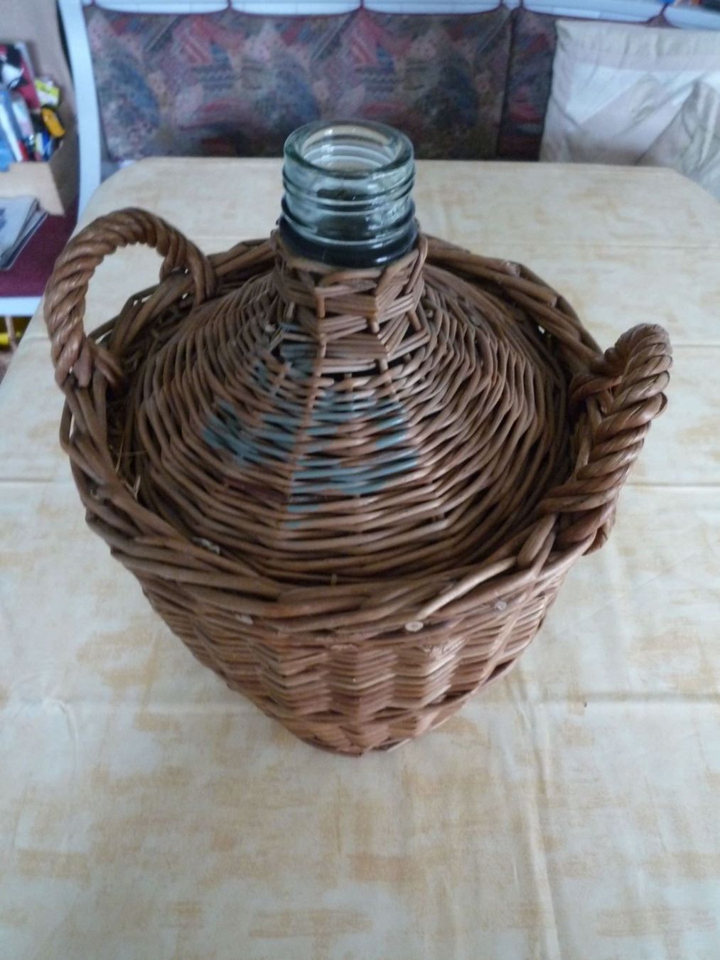 Accessori: Glasflasche "eingekorbt" – Usato da Rafz venduto da Sonnenblume305 1