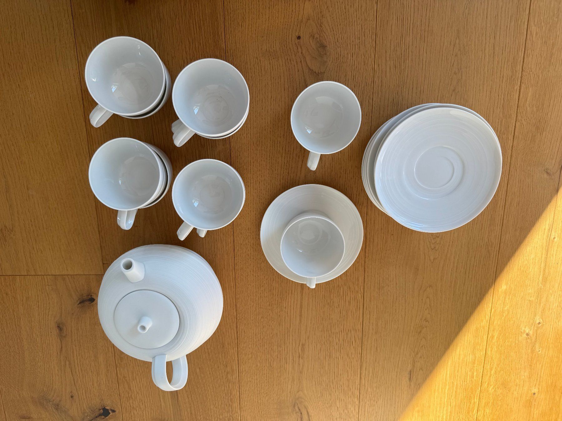 Rosenthal Set di piatti: Rosenthal Papyrus Relief Teeservice vollständig – Usato da Unterägeri venduto da AnaLoli70