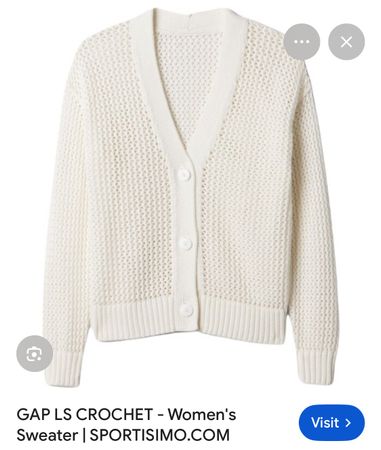 GAP Weiss Strickjacke/ Spring cardigan XS/S