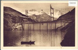 Barrage en construction des Forces Motrices de Barberine