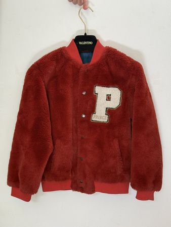 Dolce & Gabbana Jacke Kunstfell rot Zustand sehr gut