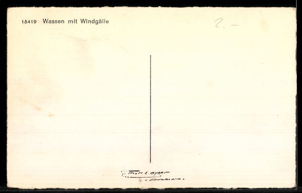 Cartoline postali: AK Wassen, Mit Windgälle – Usato da Berlin venduto da bartko-reher 1