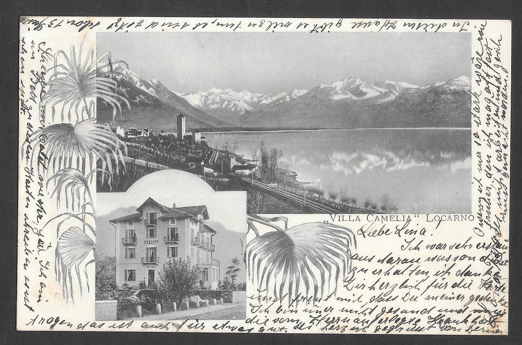 Cartoline postali: Locarno Villa Camelia – Usato da Olten venduto da clotaldi