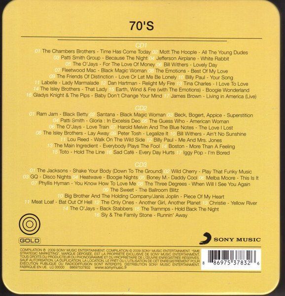 CDs: Diverse: I love 70's: Compilation - 3CD Tin Box – Neu (gemäss Beschreibung) aus Steinhausen von Vilivinili 1