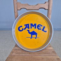 Vintage Camel Serving Tray Serviertablett Tableau