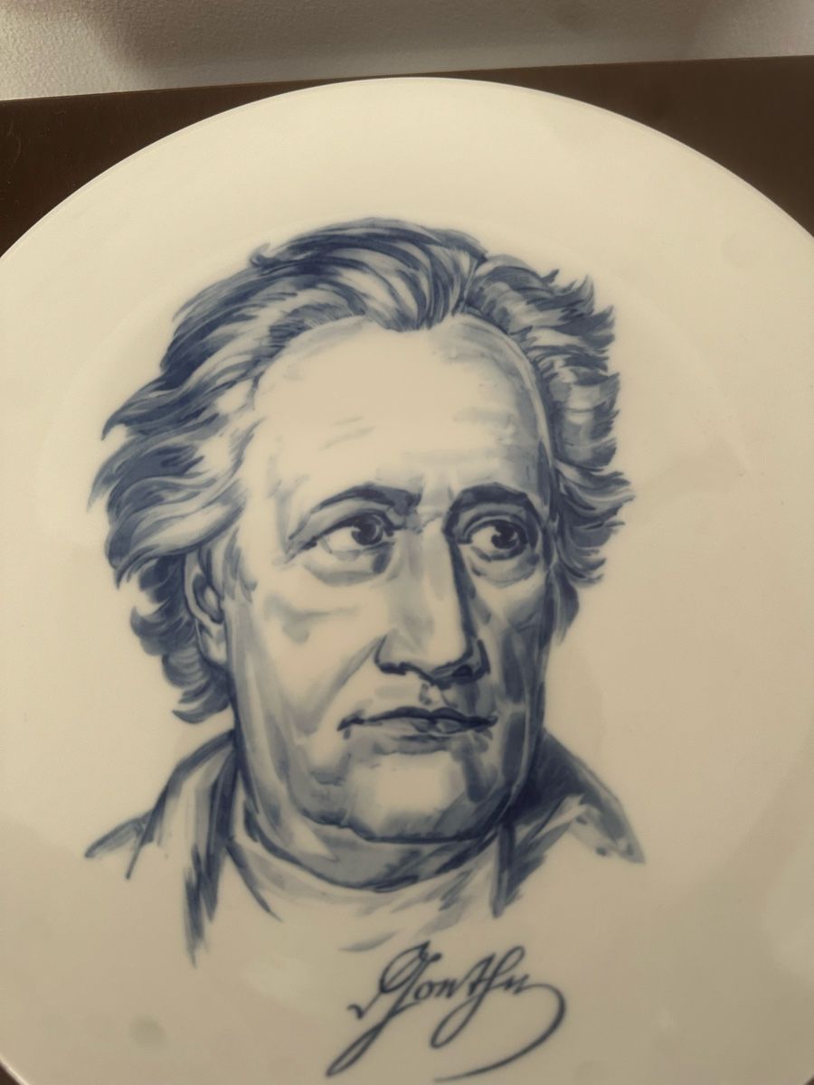 Piatti: Meissen Wandteller, Goethe – Usato da Herbriggen venduto da Sehrazade 3