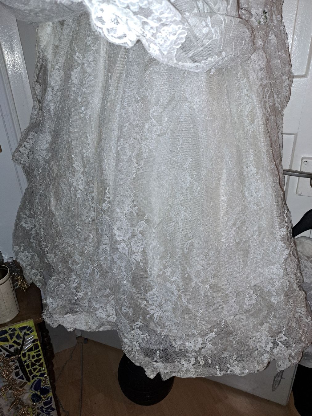 Kleider: antikes Brautkleid mit Bolero,ca Gr. 38- – Gebraucht aus Kölliken von Upcycling-by-Mc-TAM 7