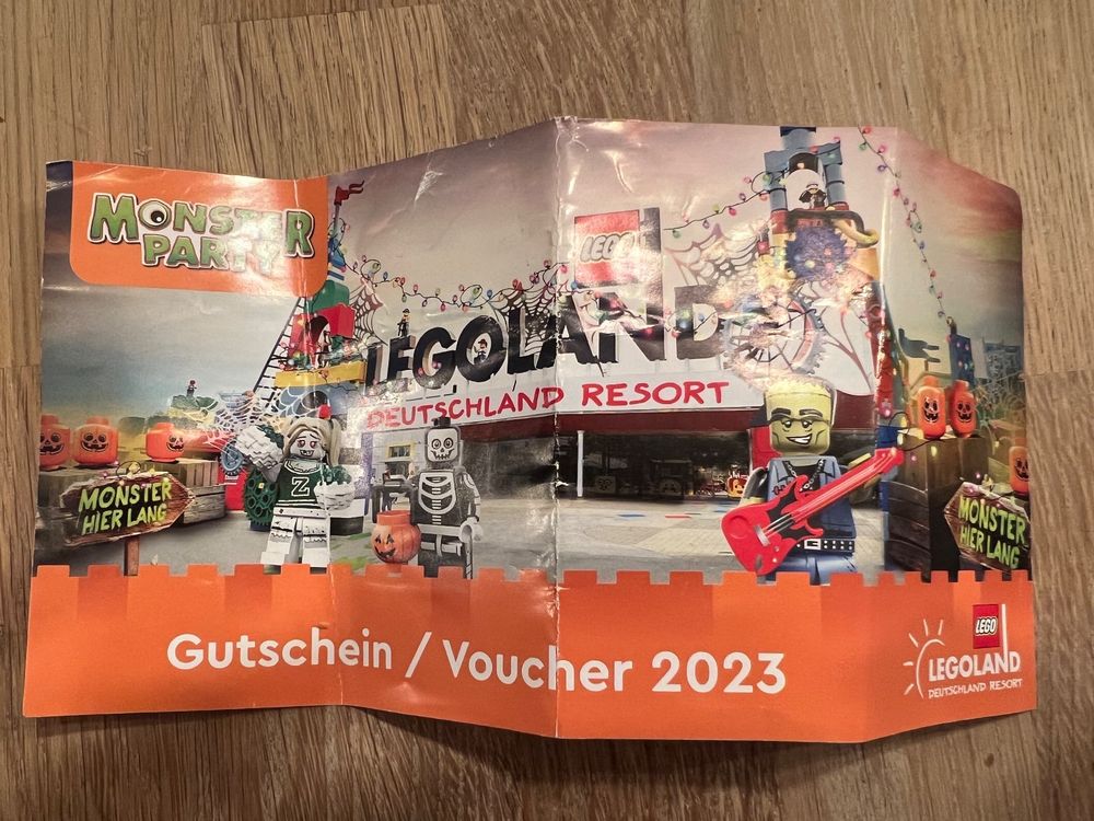 Legoland Gutschein 2023 | Acheter sur Ricardo