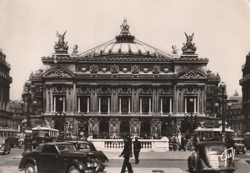 Paris, Théâtre de l'Opéra, Oldtimer, ca. 1950 Kaufen auf Ricardo