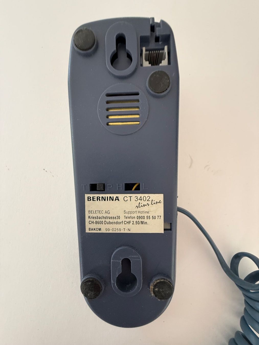 Swisscom Téléphones: Telefon Swisscom Bernina (Oldtimer) – D'occasion à Zumikon par jwy_2000 4